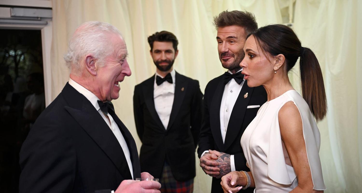 König Charles und Beckhams