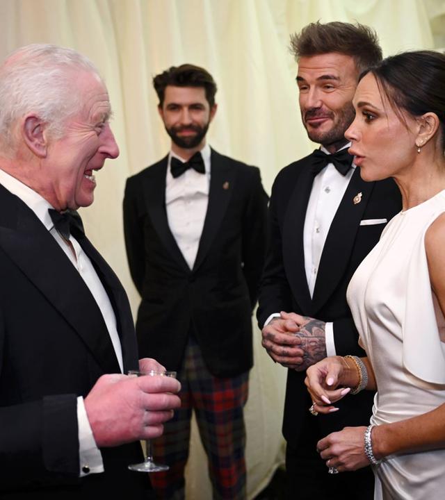 König Charles und Beckhams