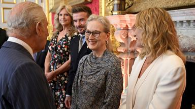 König Charles empfängt Meryl Streep, Kate Winslet und David Beckham bei King's Foundation Awards