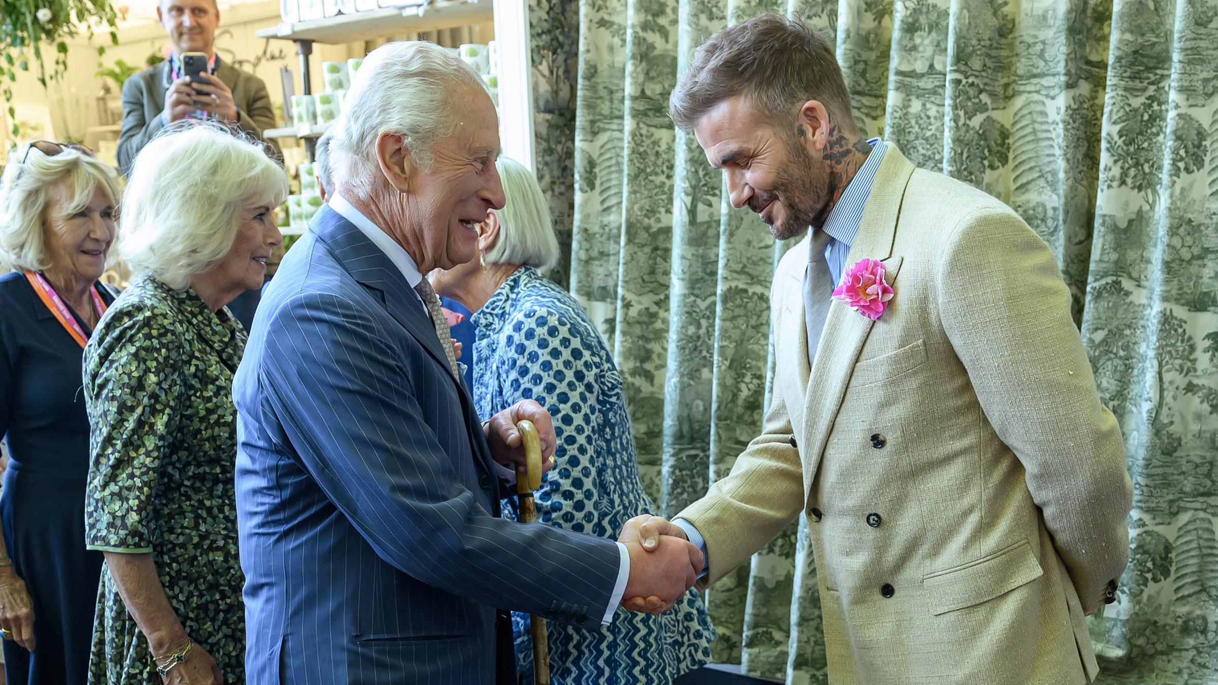 David Beckham und König Charles
