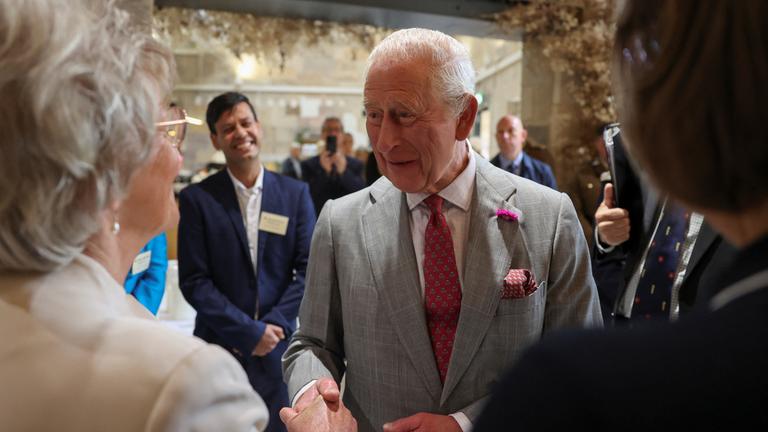 König Charles auf der "Ceremony of the Keys"