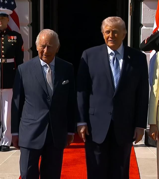 König Charles auf diplomatischer Mission