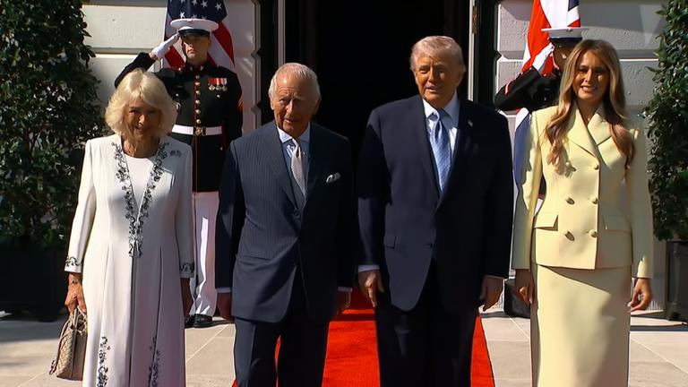 König Charles auf diplomatischer Mission