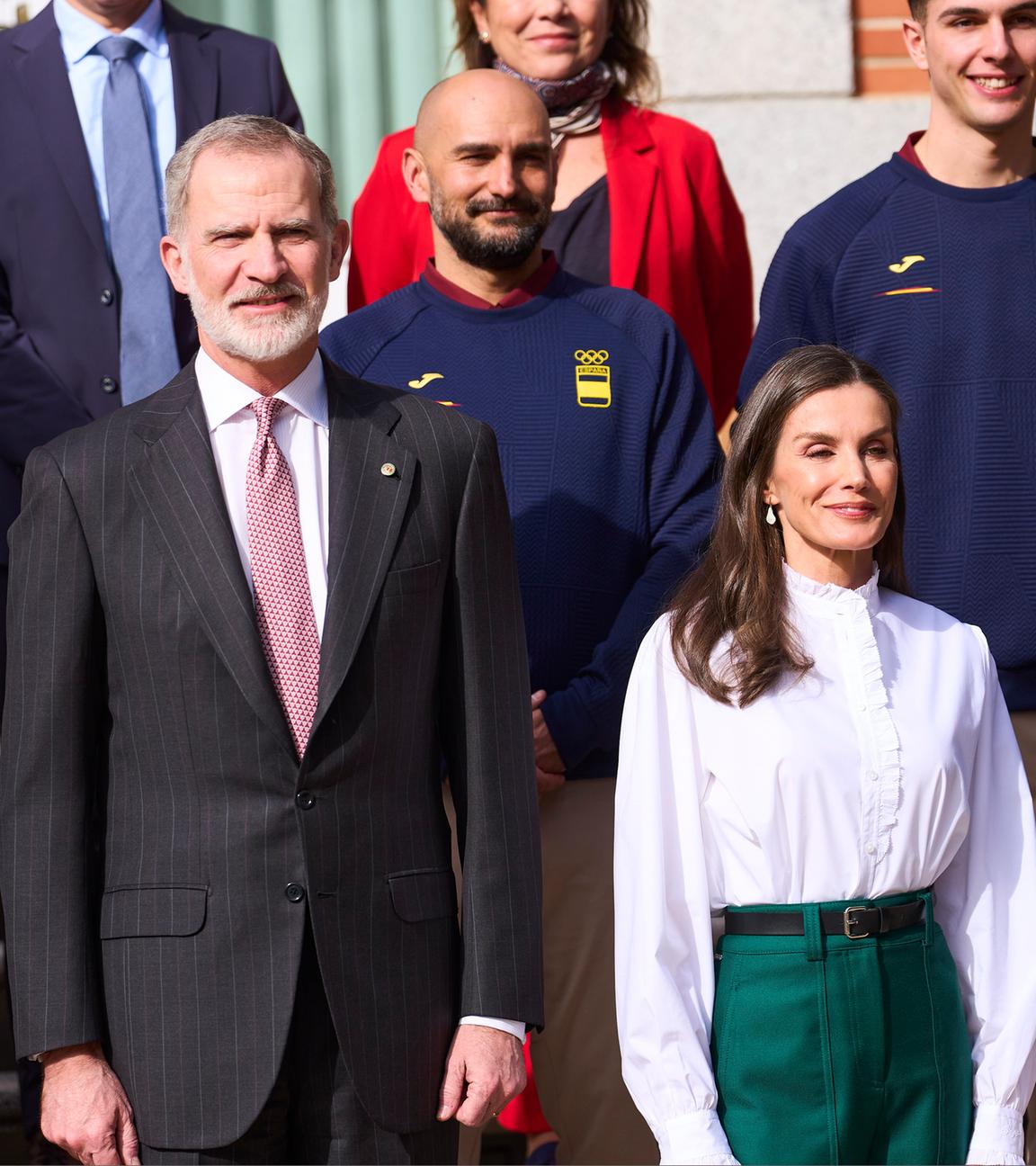 König Felipe empfängt Olympiateilnehmer