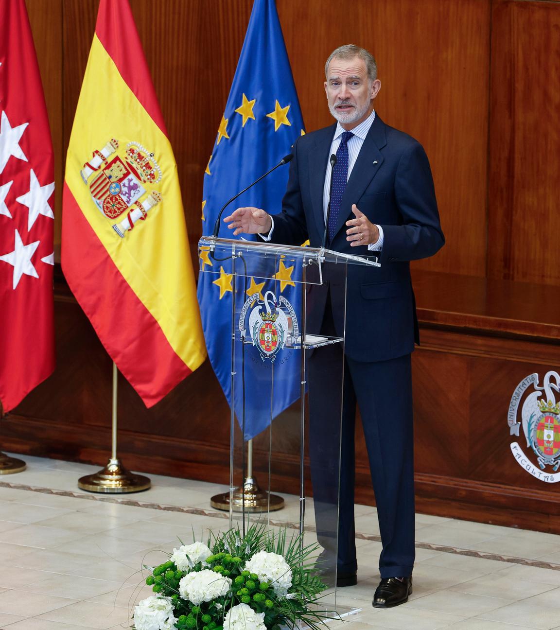 Royaler Besuch: König Felipe an Universität