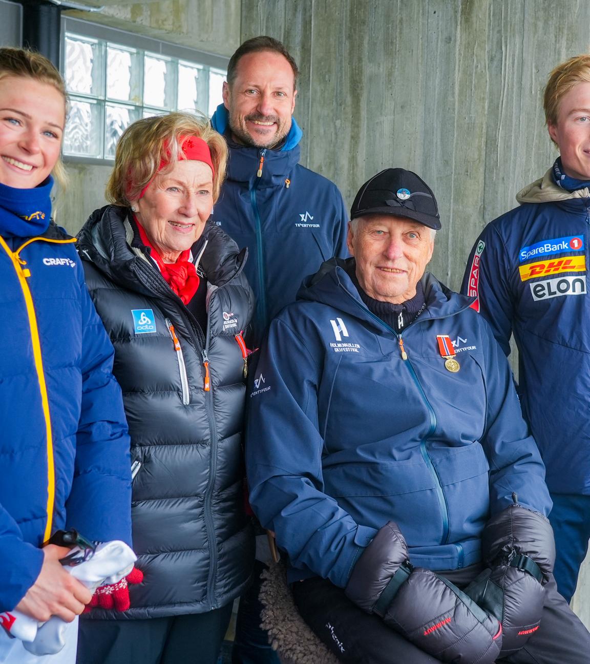 König Harald: erster Auftritt nach Klinik