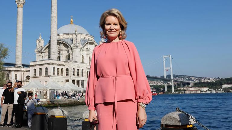 Die belgische Königin Mathilde bei ihrem Staatsbesuch in der Türkei.