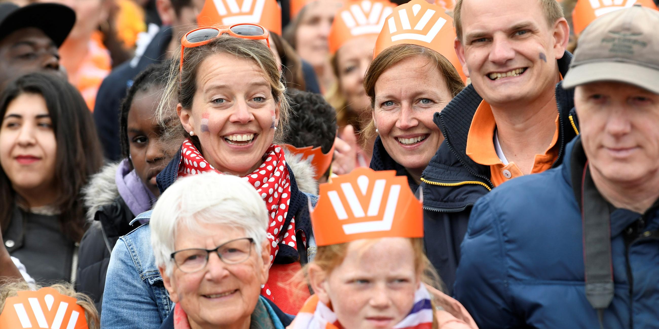Lächelnde Zuschauer am 27.04.2019 in Amersfoort