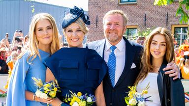 Die niederländische Königsfamilie beim Königstag in Doetinchem