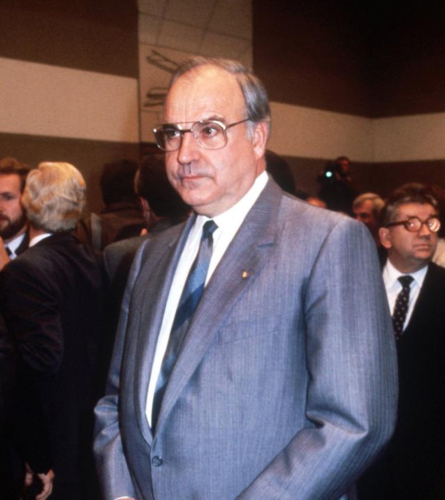 Helmut Kohl vor Flick-Untersuchungsausschuss.