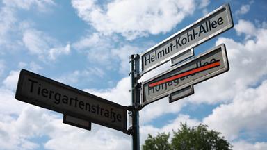 Helmut-Kohl-Allee in Berlin eingeweiht
