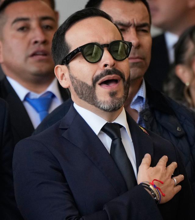 Der gewählte Präsident Kolumbiens Abelardo de la Espriella