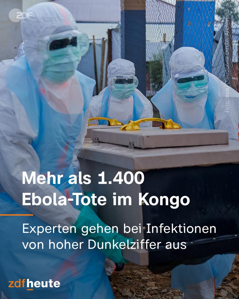 Hohe Dunkelziffer bei Ebola im Kongo