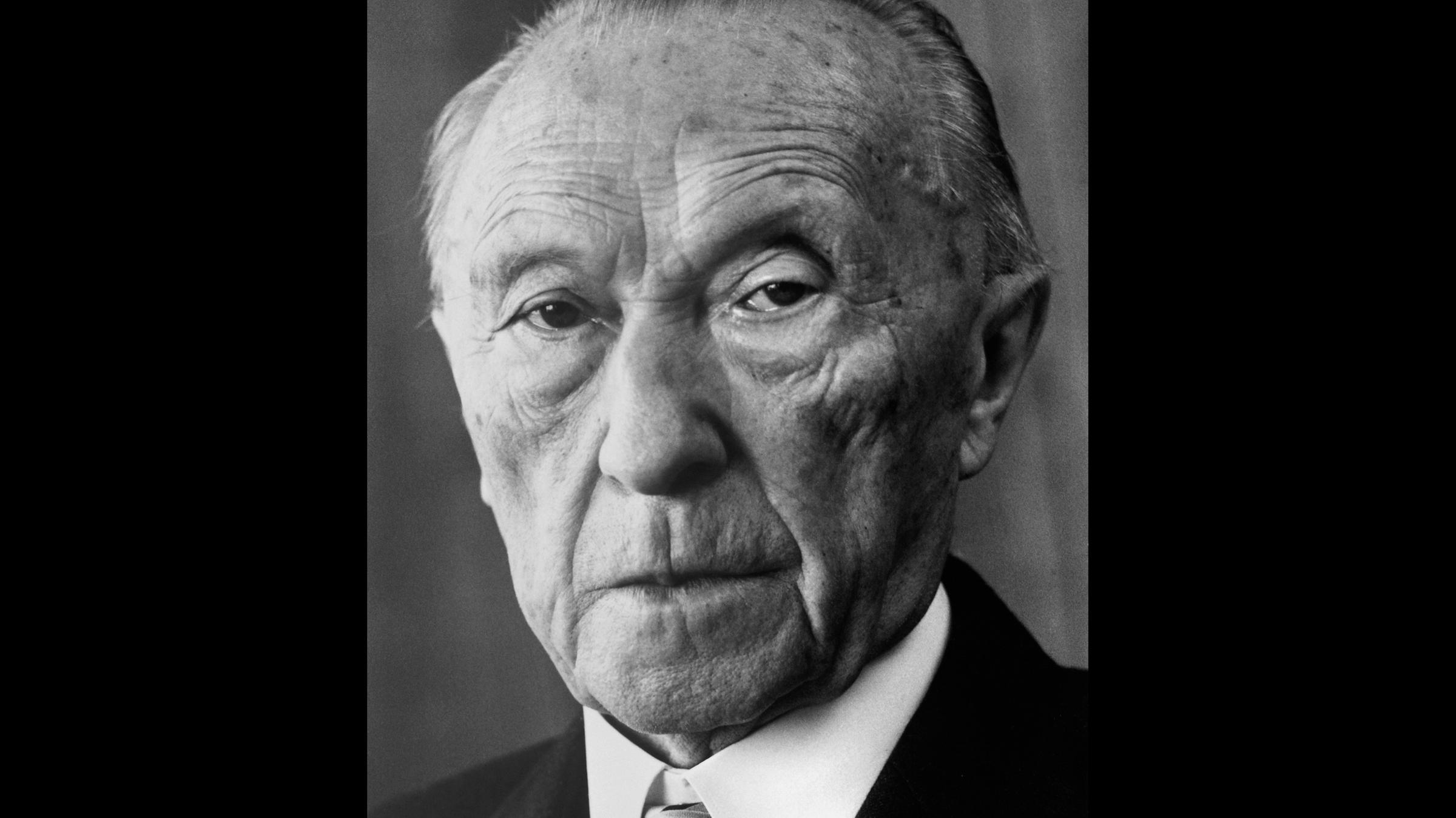 Der ehemalige Bundeskanzler Dr. Konrad Adenauer (undatiertes Archivfoto). 