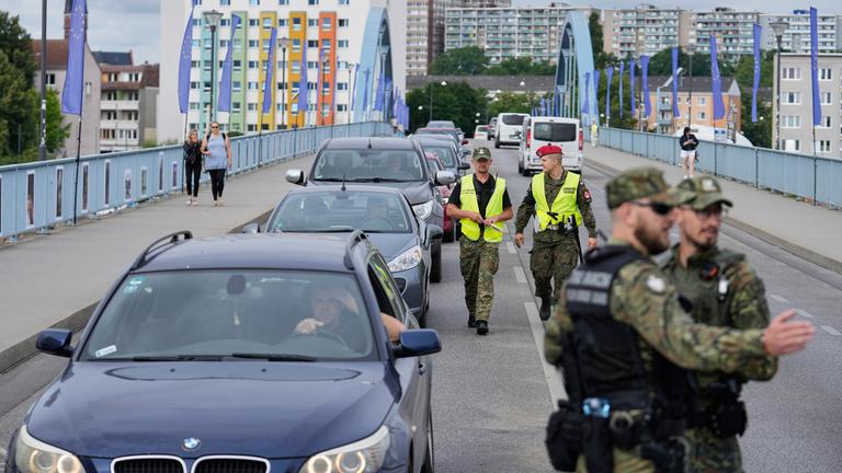 Kontrollen an der deutsch-polnischen Grenze