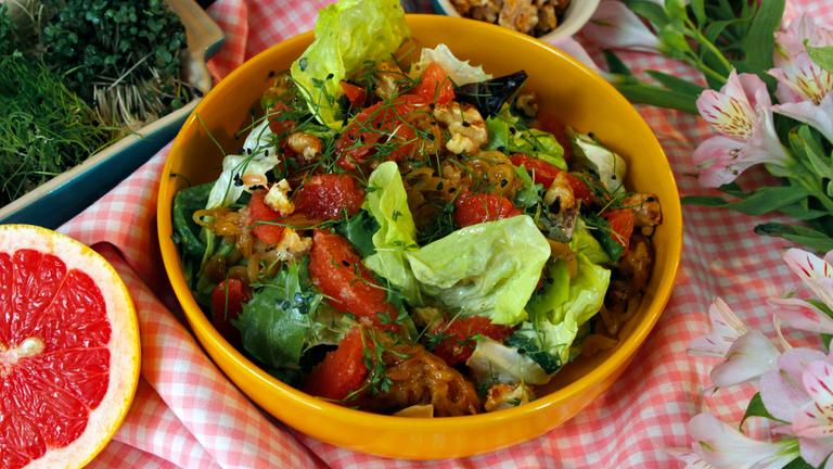 Kopfsalat mit Grapefruit