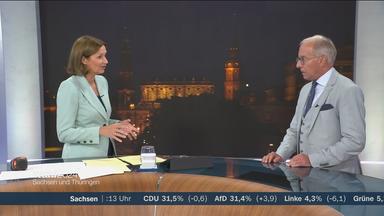 Politikwissenschaftler Karl-Rudolf Korte zu den Wahlergebnissen in Thüringen und Sachsen.