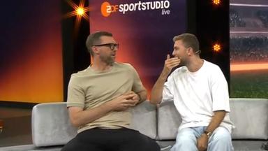 Christoph Kramer und Per Mertesacker am 20.06.26