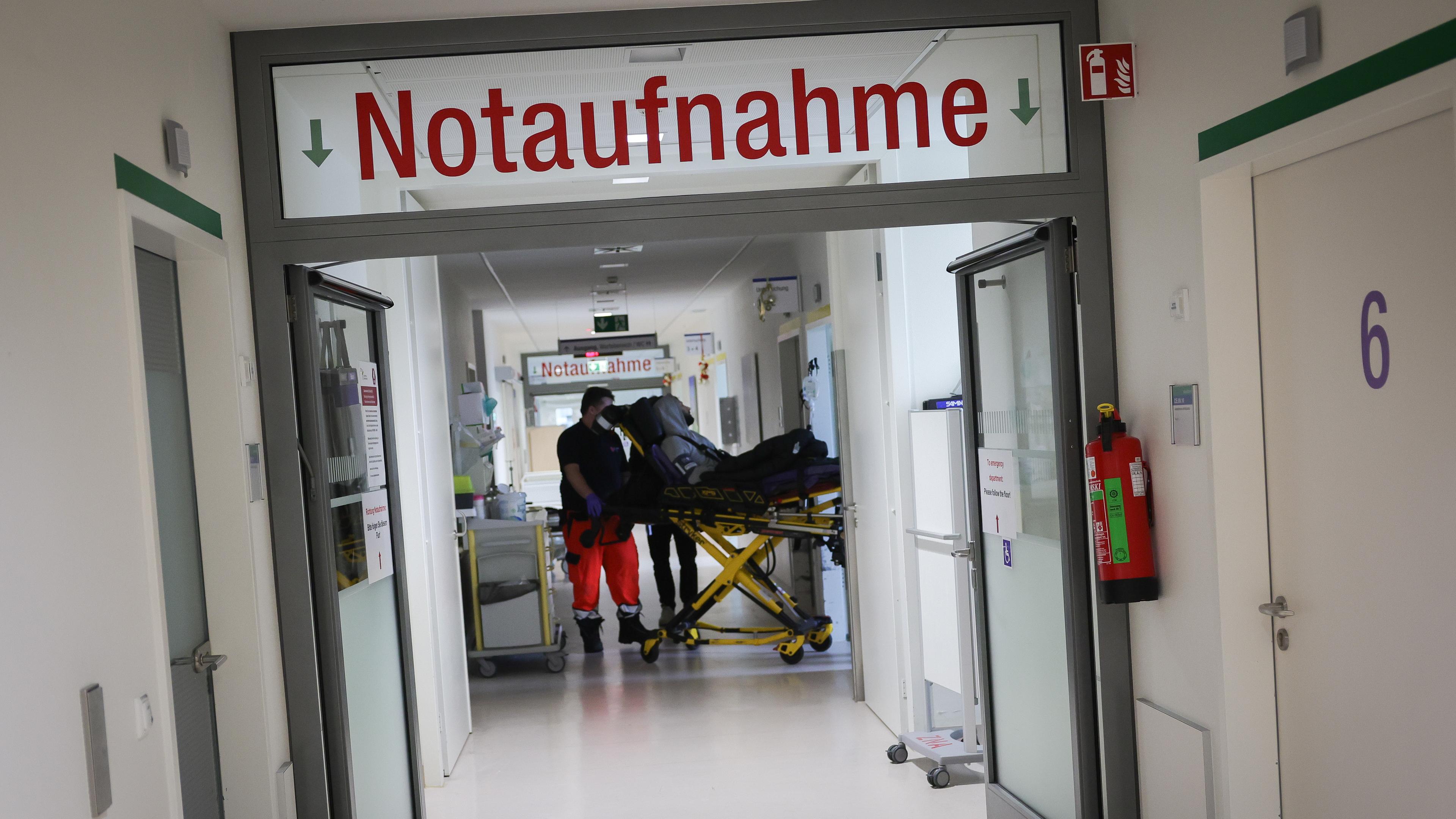 Die Notaufnahme in einem Hamburger Krankenhaus.