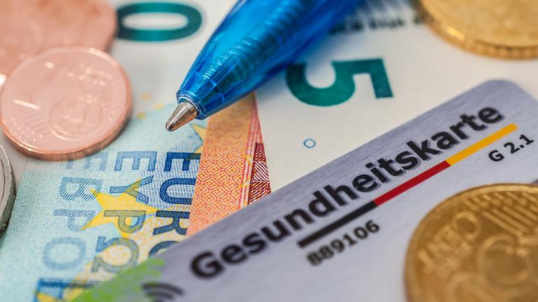 Gesundheitskarte und Geld