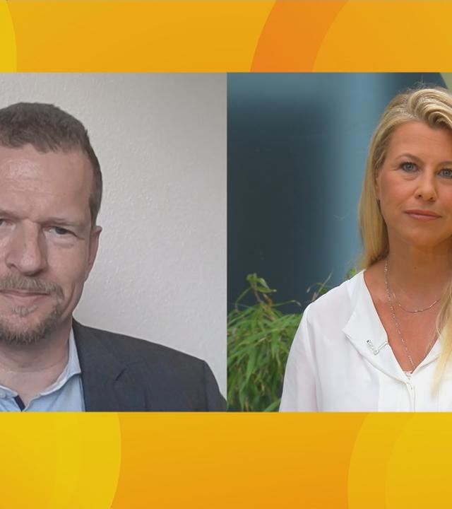 Prof. Niels Halama mit Nadine Krüger im Bild