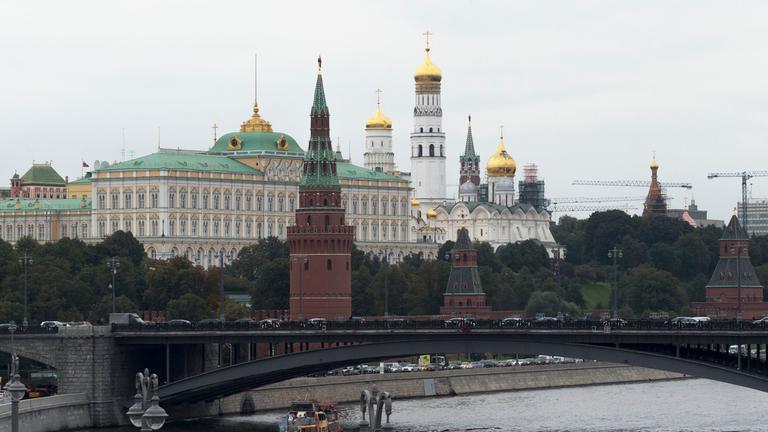 Blick auf den Kreml in der russischen Hauptstadt Moskau