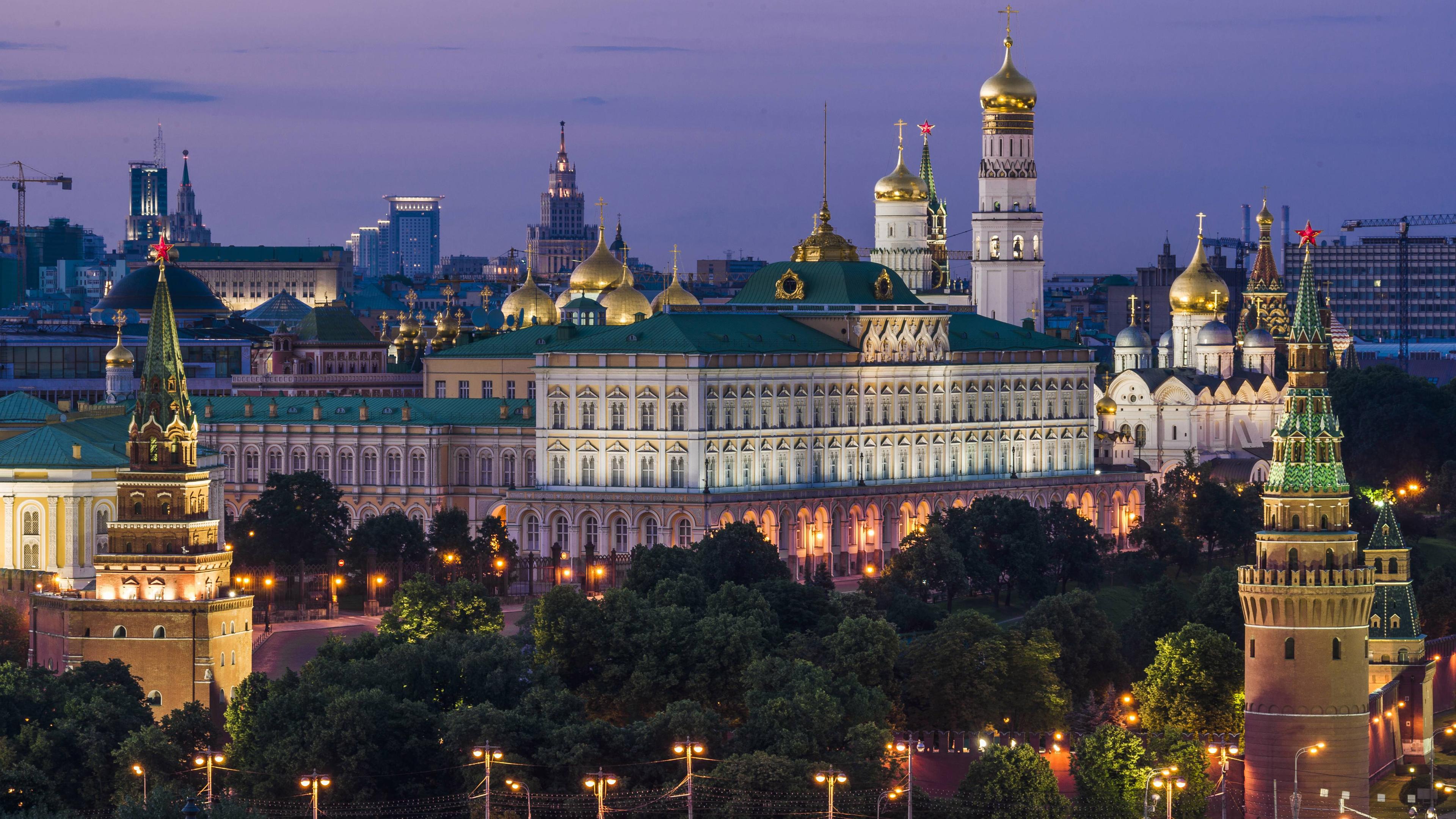 Moskau bei Nacht