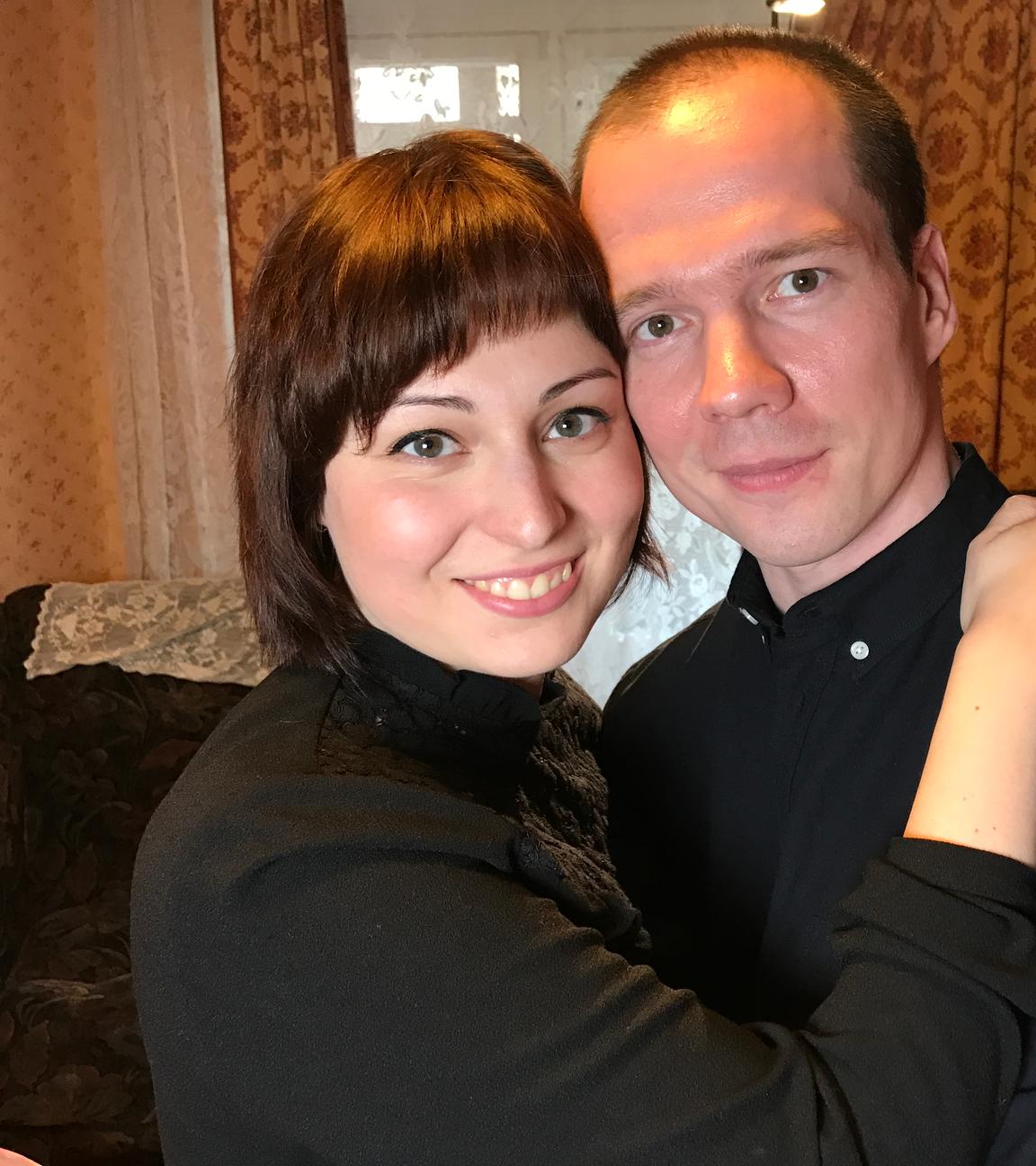Ildar Dadin und seine Ehefrau Anastasia Sotowa
