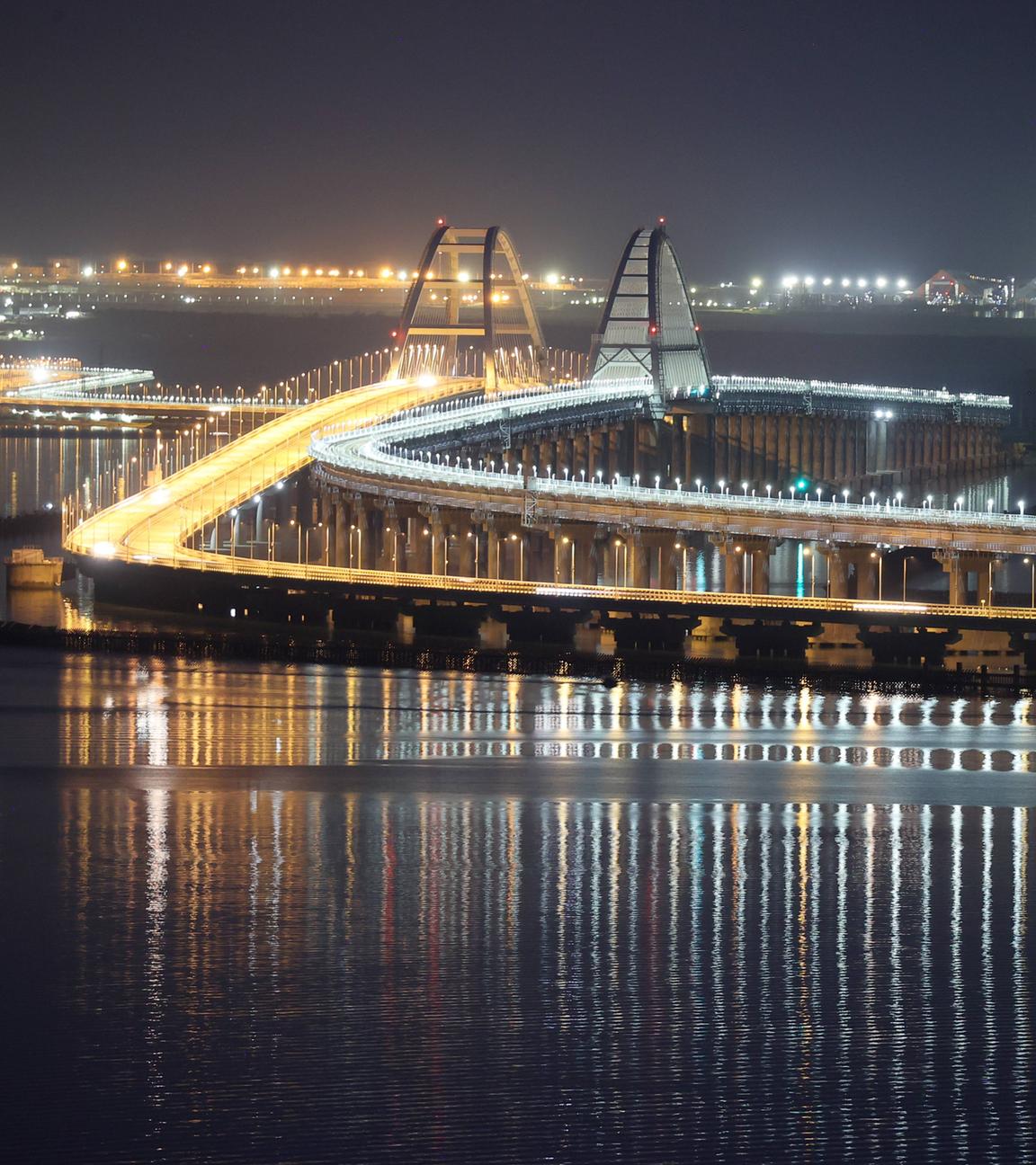 Ein Blick auf die Krim-Brücke am 03.06.2025
