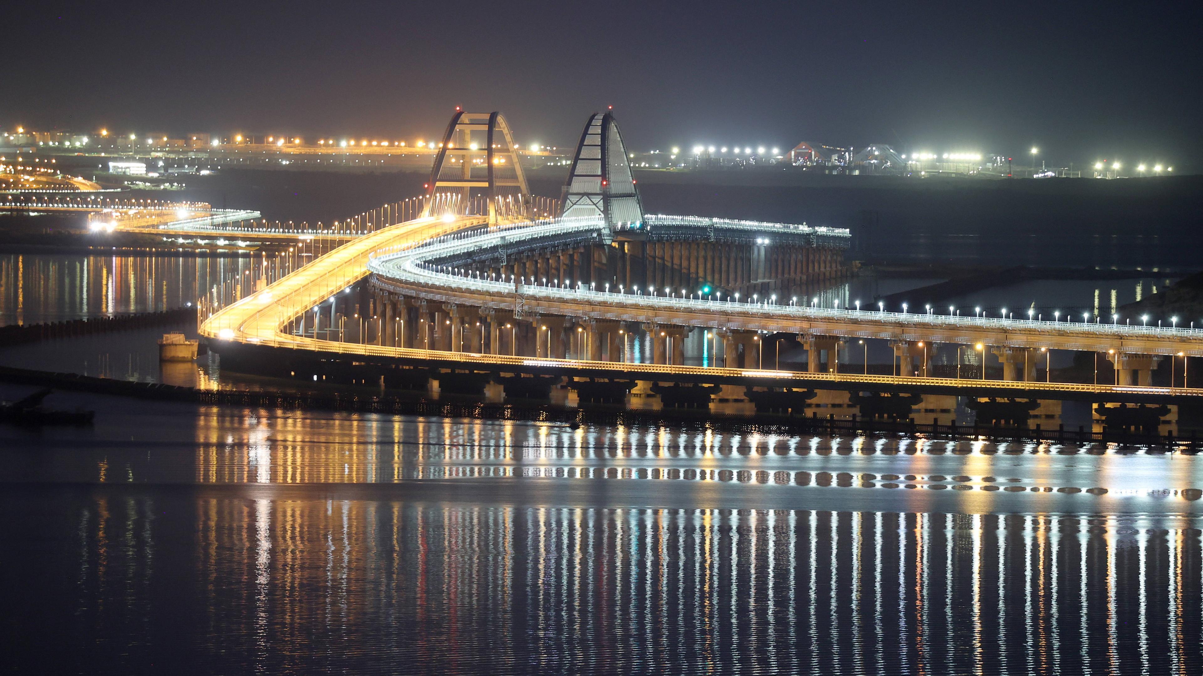 Ein Blick auf die Krim-Brücke am 03.06.2025