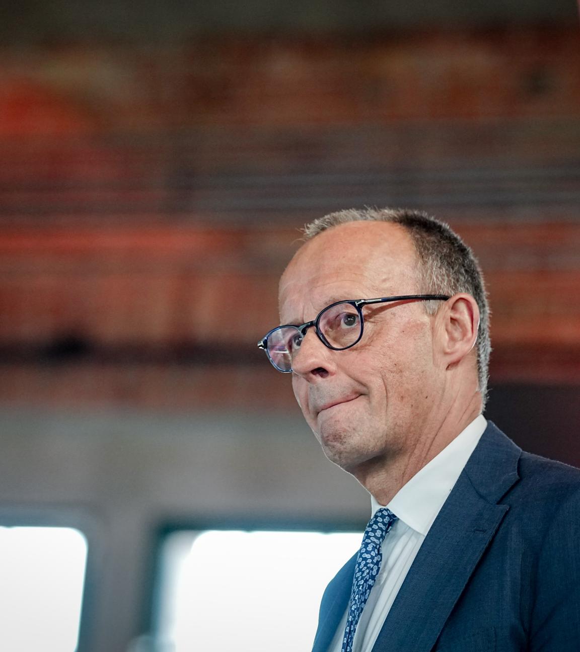 22.04.2026, Berlin: Bundeskanzler Friedrich Merz (CDU) nimmt am 17. Petersberger Klimadialog teil.