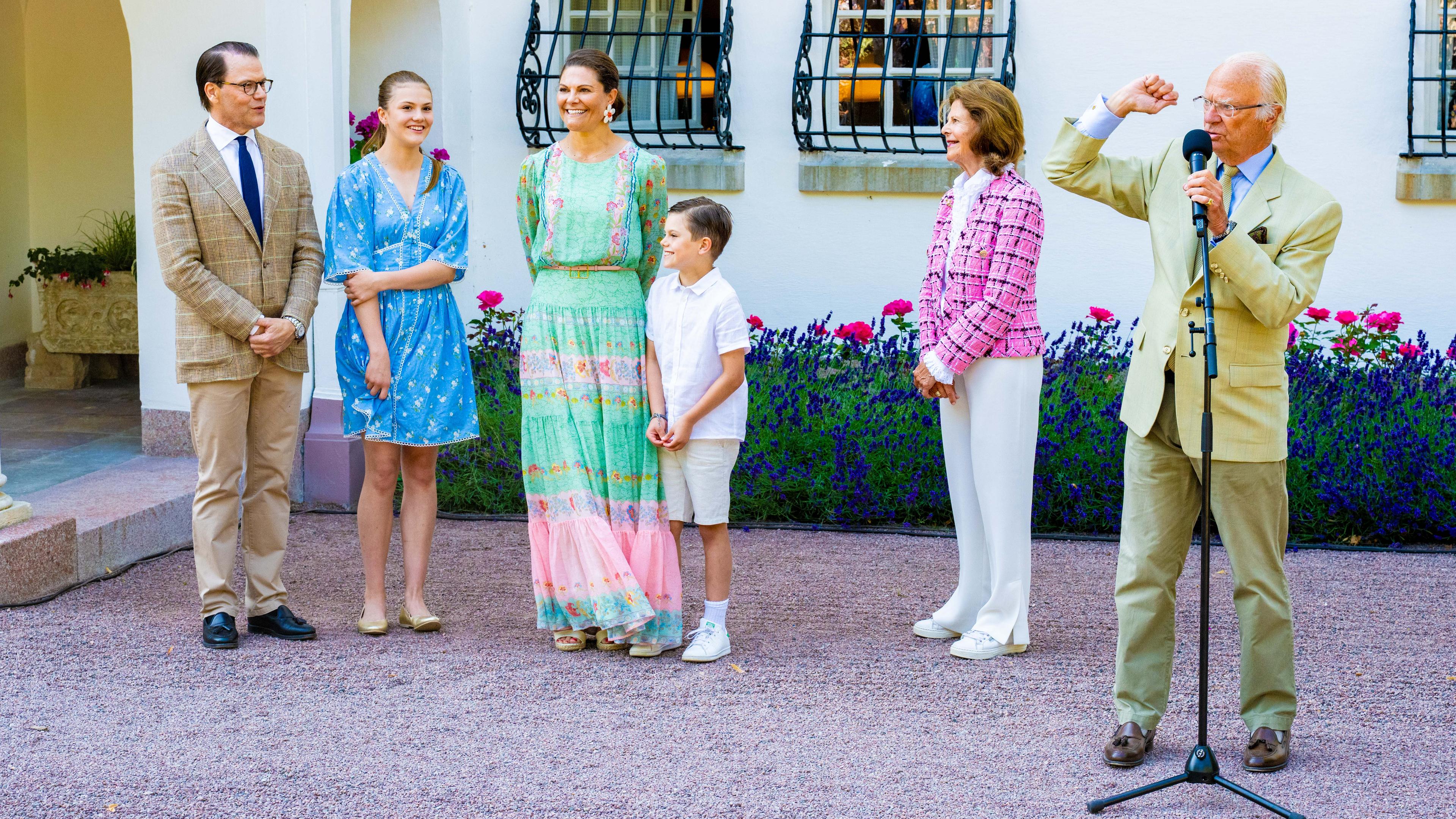 Adel: Feierlichkeiten zum 48. Geburtstag von Kronprinzessin Victoria in Borgholm