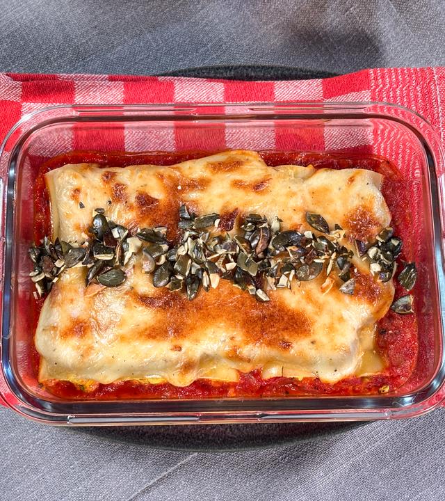 Kürbis-Ricotta-Cannelloni