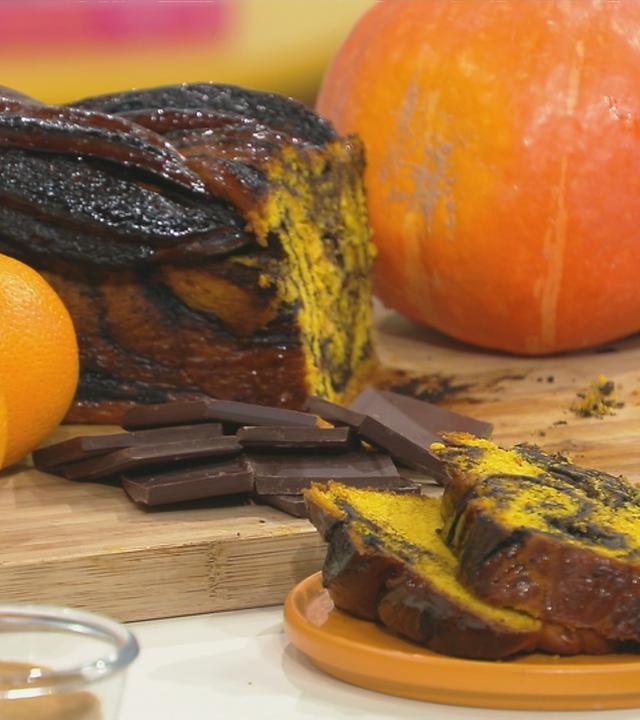 Kürbis-Schoko-Babka