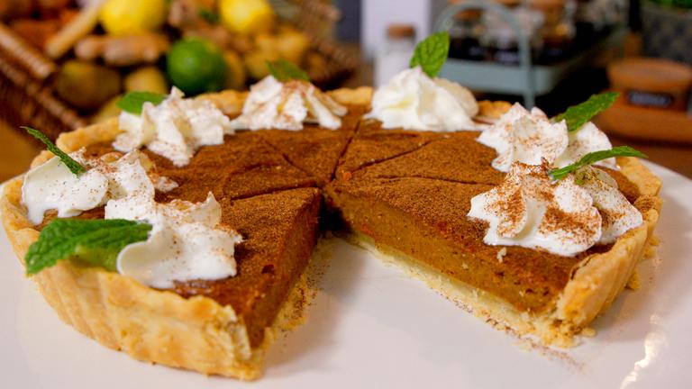 Pumpkin Pie - Kürbiskuchen