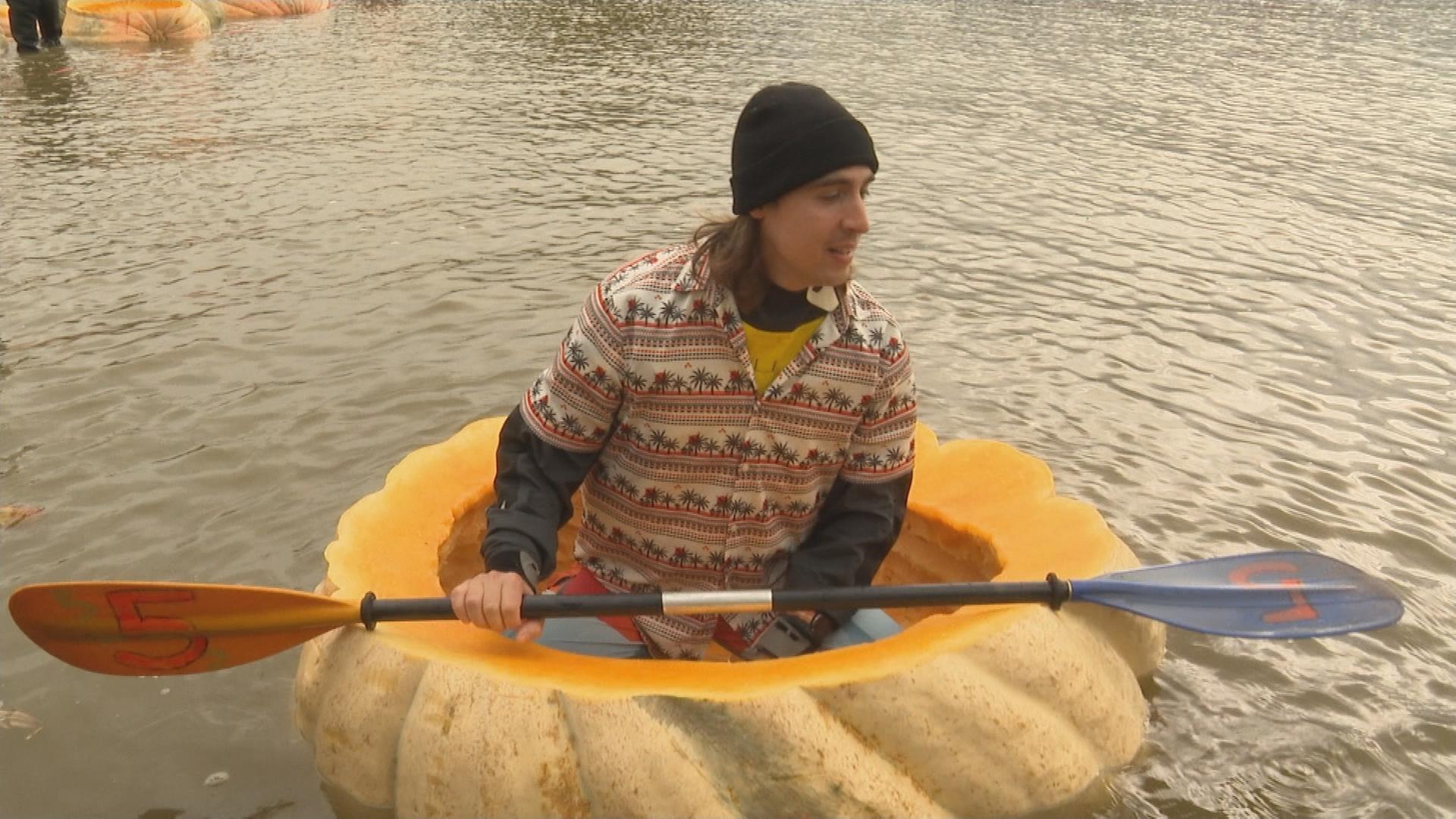 Kürbisregatta in Belgien