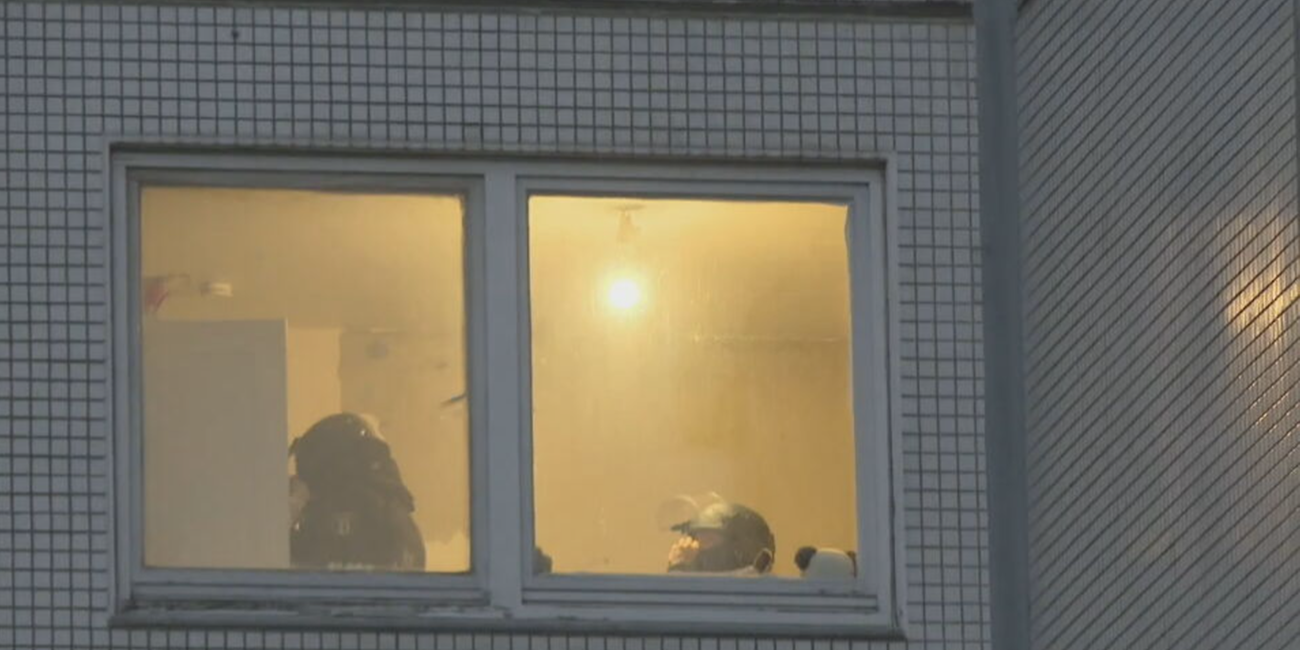 Razzia in einer Wohnung