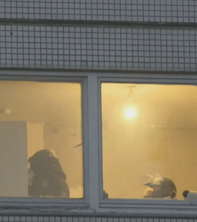 Razzia in einer Wohnung