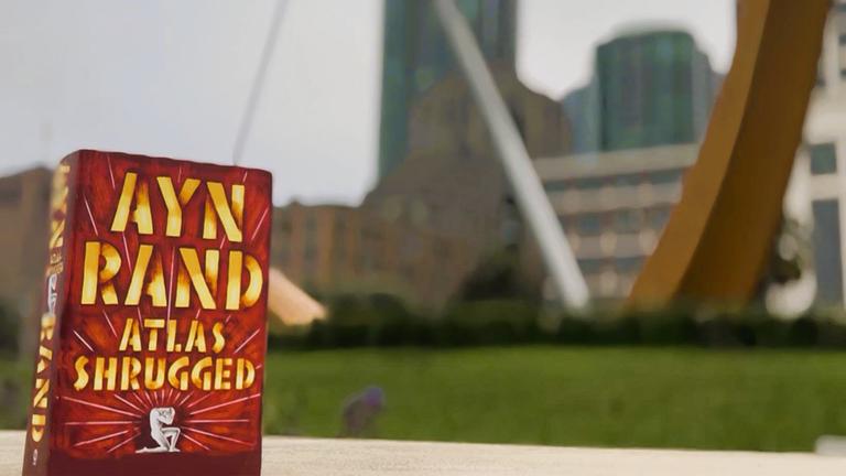 Syxmbolbild: Buchtitel "Atlas Shrugged" von Ayn Rand