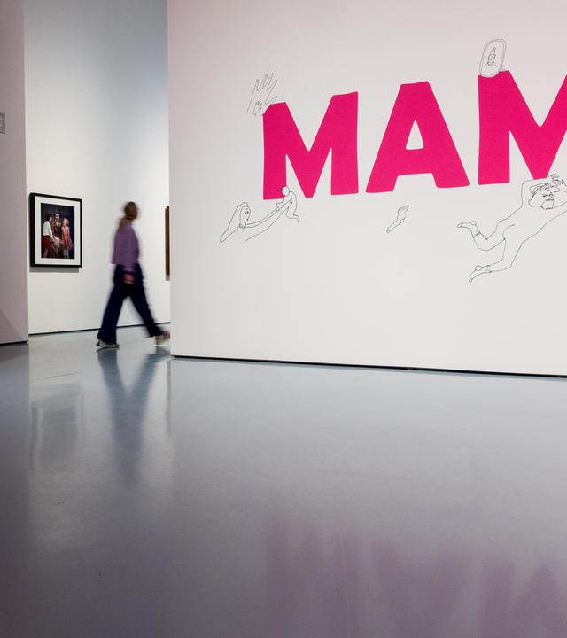 Teile der Ausstellung "Mama" in Duesseldorf