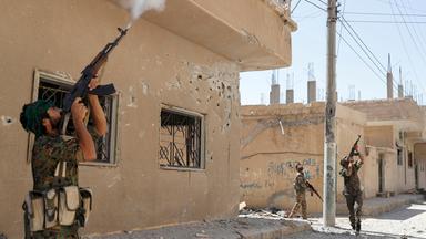 Kurdische YPG-Kämpfer in Syrien.