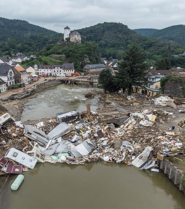 Ahrtal Verwüstung nach der Flut 