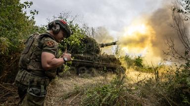 Russische Soldaten in der Region Kursk