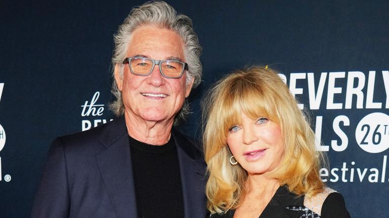 Kurt Russell und Goldie Hawn bei einer öffentlichen Veranstaltung. 