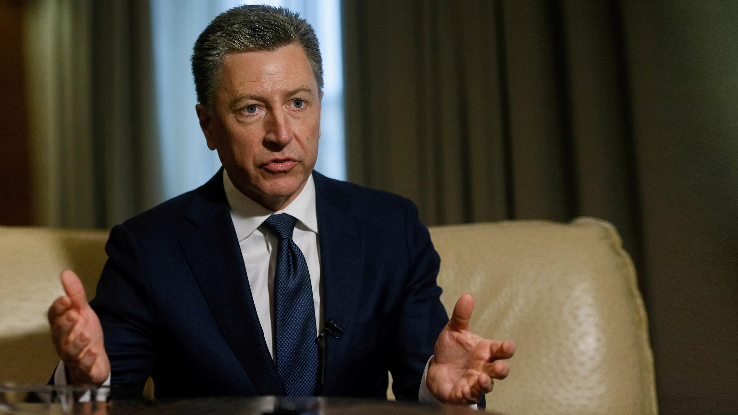 file photo - u.s. special representative for ukraine negotiations volker gestures during reuters interview in kiev