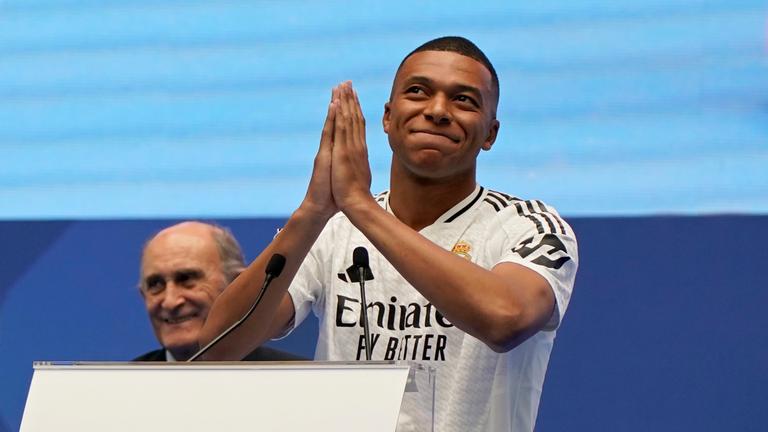 Vorstellung von Kylian Mbappé als Neuzugang von Real Madrid
