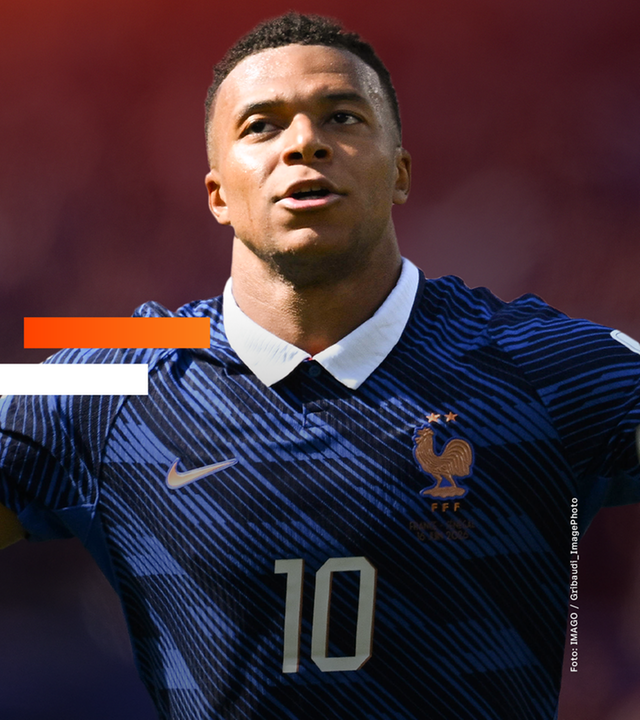 Kylian Mbappé beim Torjubel