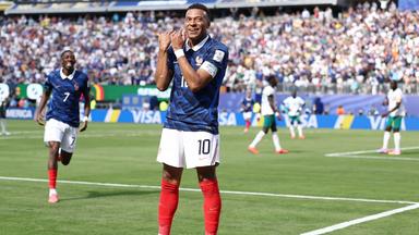 Kylian Mbappé beim Torjubel