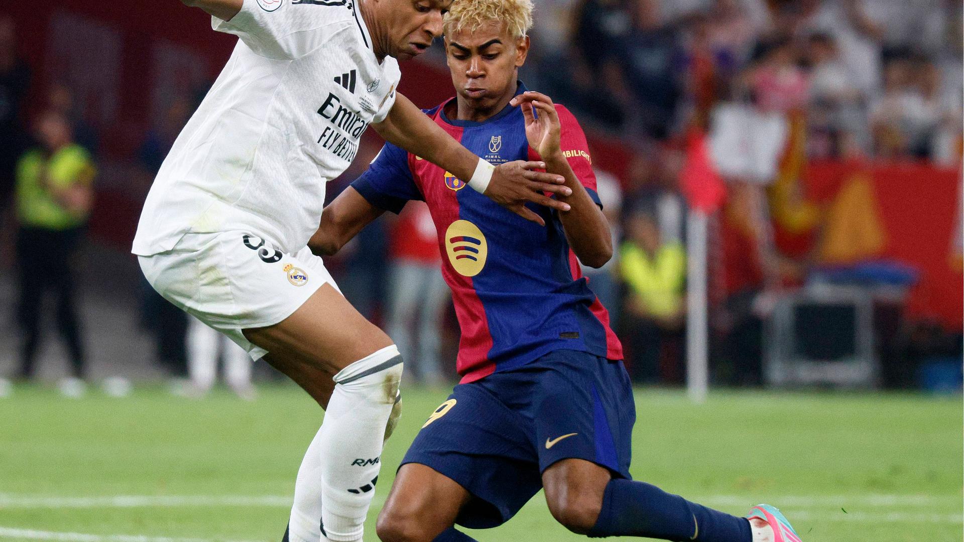 Kylian Mbappe and Lamine Yamal 