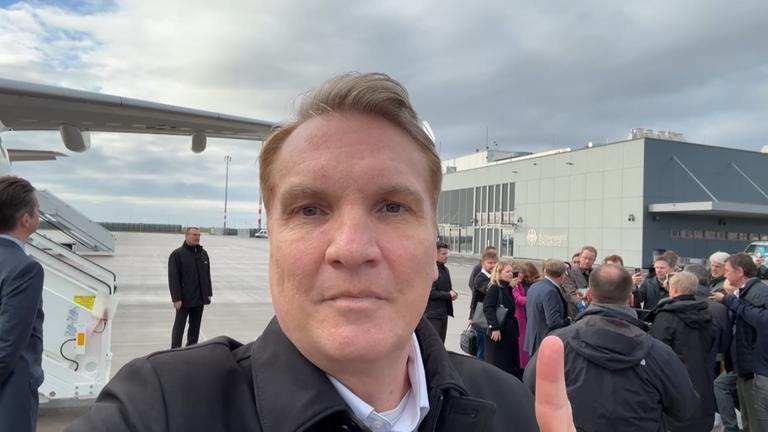 ZDF-Korrespondent Kynast ist zu sehen.